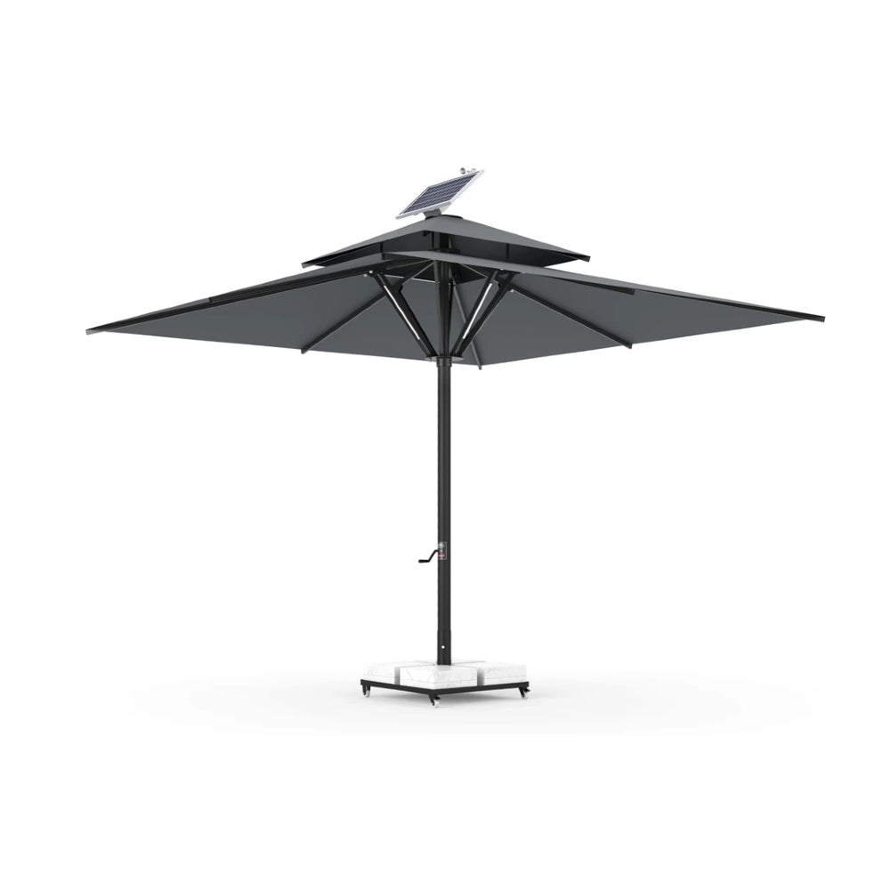 Atlantic Solar Aluminum Cased Telescopic System Umbrella