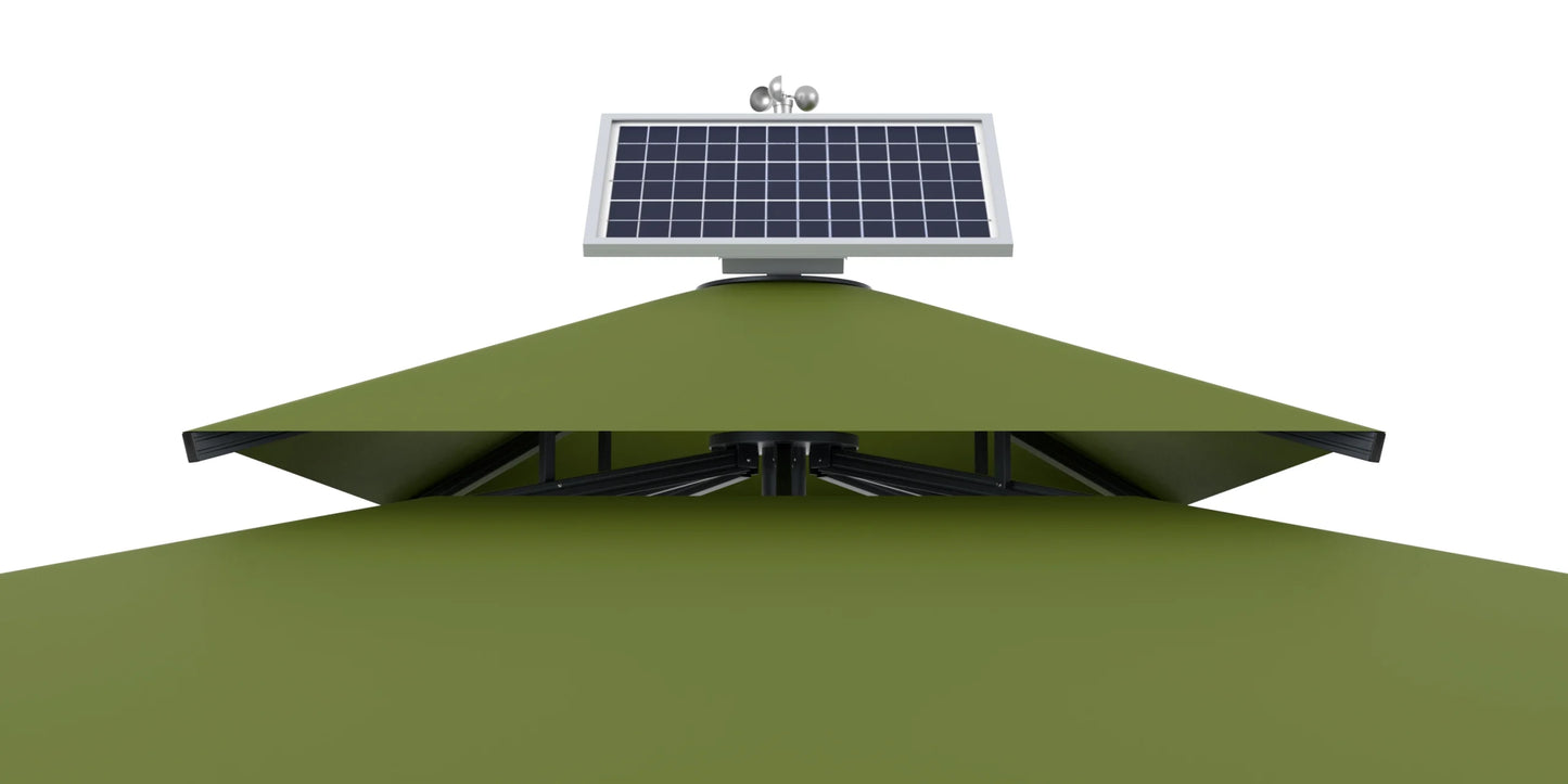 Atlantic Solar Aluminum Cased Telescopic System Umbrella