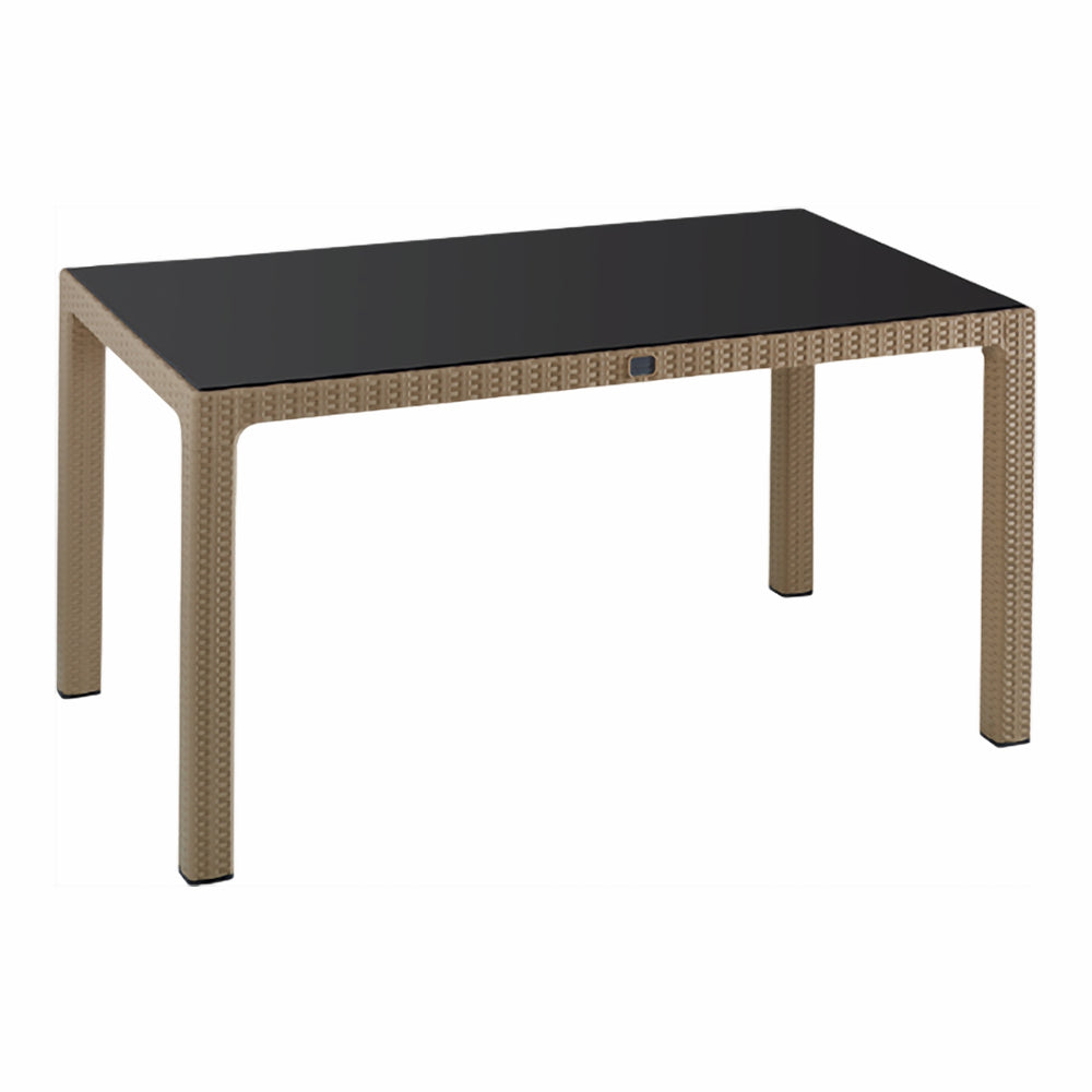 Lale Rattan Table Without Glass 90x150 cm