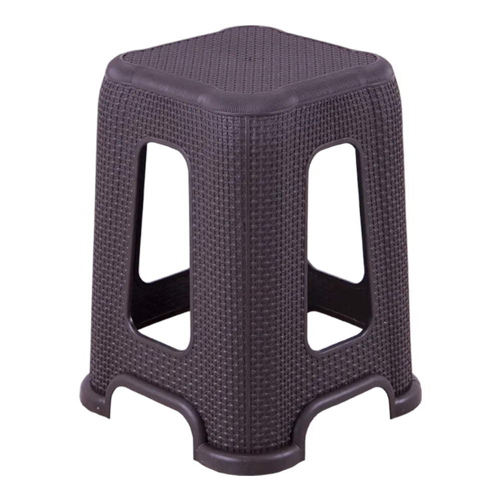 Damla Rattan Tabure Eko - Dayanıklı Plastik Rattan Görünümlü Tabure | Fabrikadanal.net
