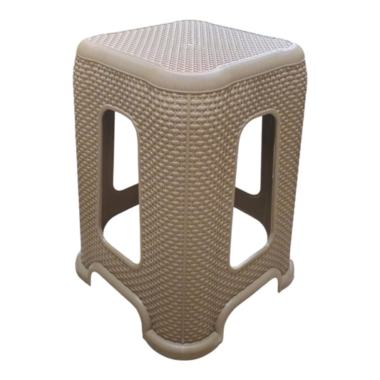 Damla Rattan Tabure Eko - Dayanıklı Plastik Rattan Görünümlü Tabure | Fabrikadanal.net