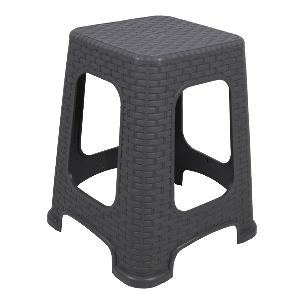 Karizma Rattan Tabure Eko - Dayanıklı Plastik Rattan Görünümlü Tabure | Fabrikadanal.net