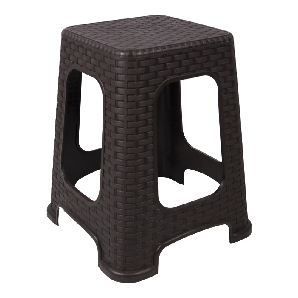 Karizma Rattan Tabure Eko - Dayanıklı Plastik Rattan Görünümlü Tabure | Fabrikadanal.net