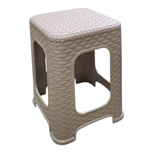Karizma Rattan Tabure Eko - Dayanıklı Plastik Rattan Görünümlü Tabure | Fabrikadanal.net