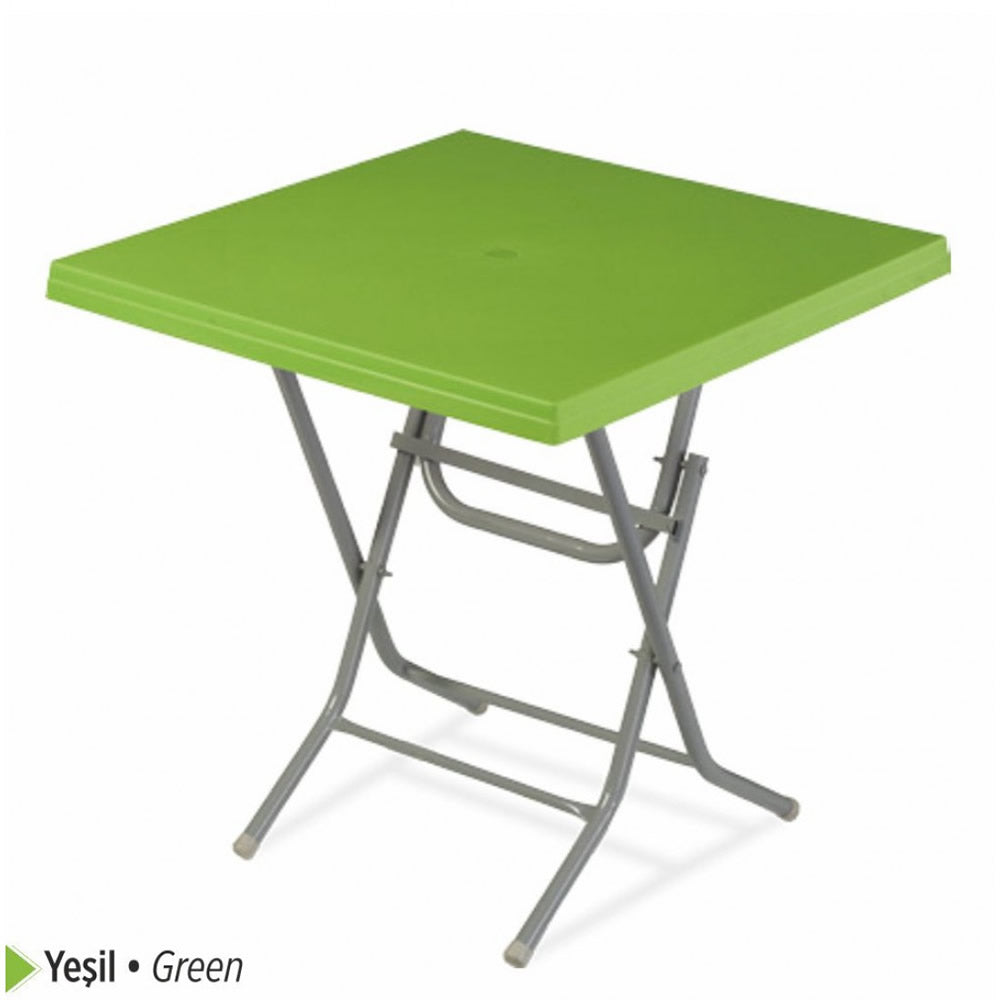 Ladin Masa Katlanır Metal Ayaklı 75x75 cm Orjinal | Fabrikadanal.net