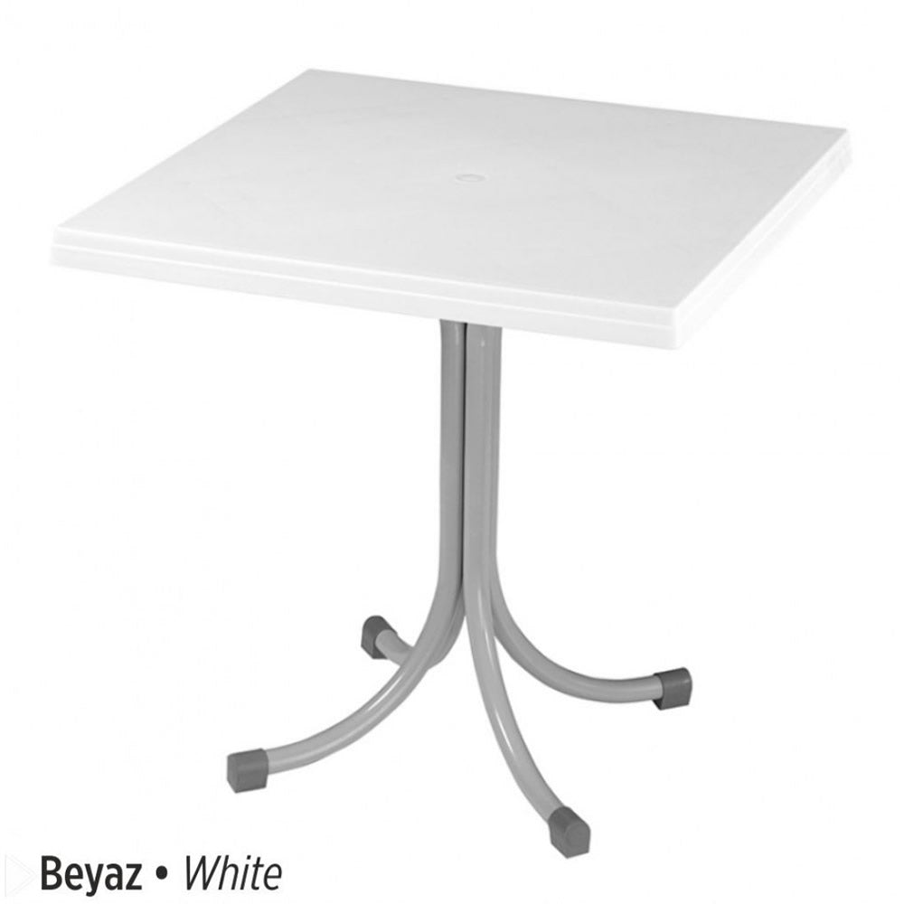 Ladin Masa Sabit Metal Ayaklı 75x75 cm Orjinal | Fabrikadanal.net