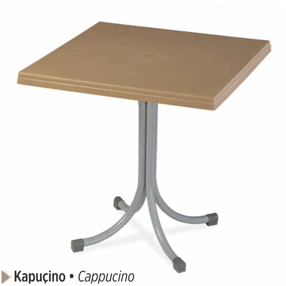 Ladin Masa Sabit Metal Ayaklı 75x75 cm Orjinal | Fabrikadanal.net