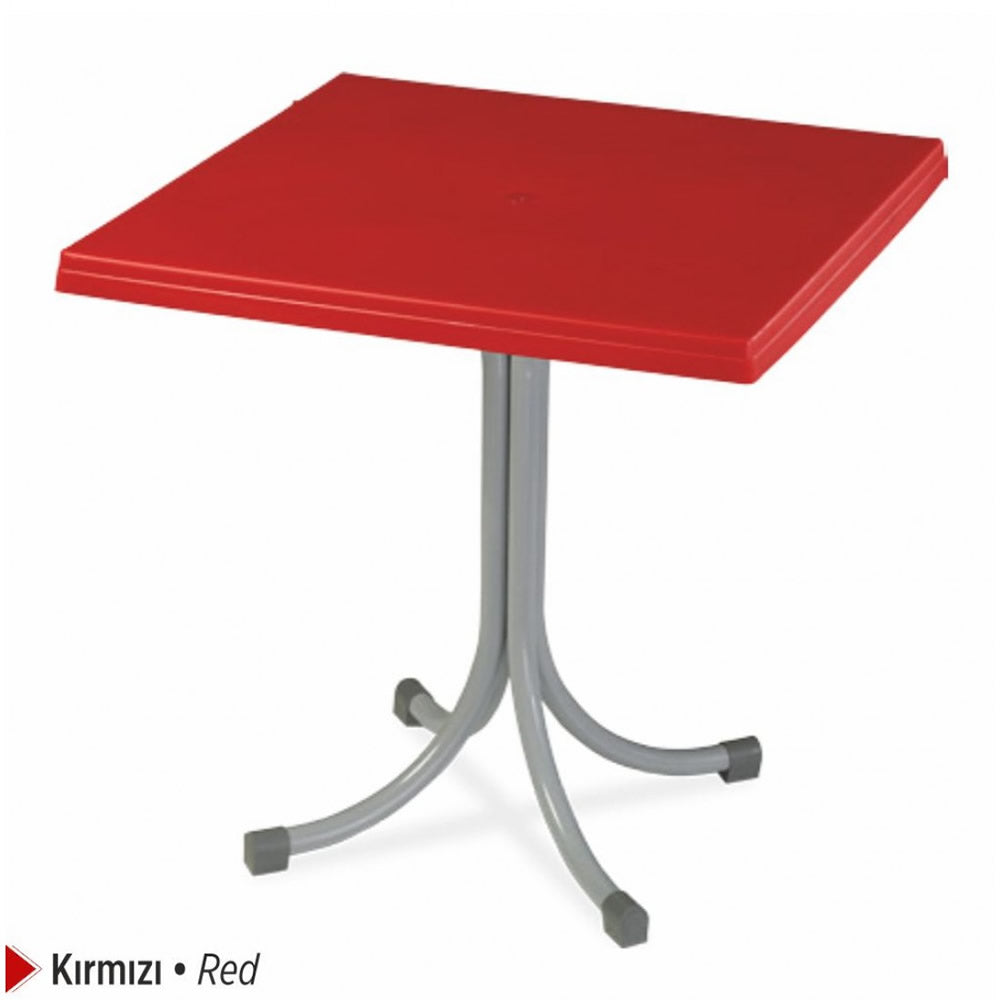 Ladin Masa Sabit Metal Ayaklı 75x75 cm Orjinal | Fabrikadanal.net