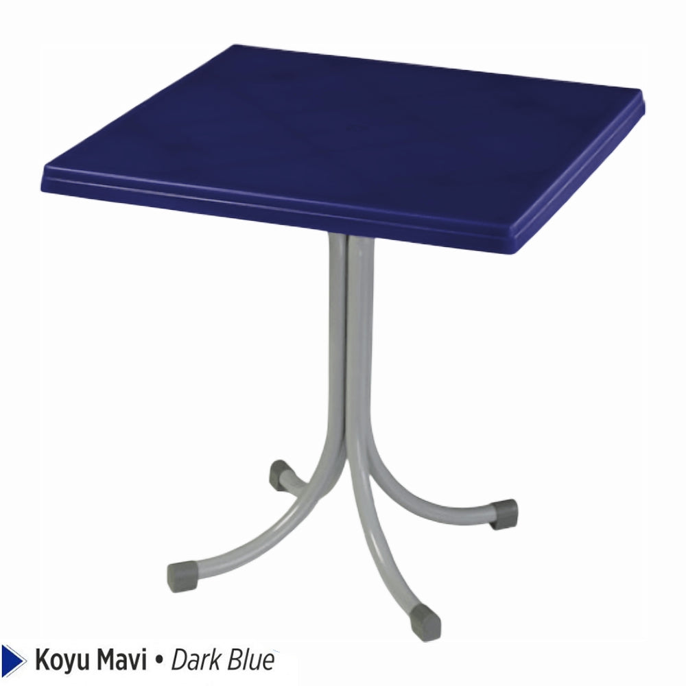 Ladin Masa Sabit Metal Ayaklı 75x75 cm Orjinal | Fabrikadanal.net