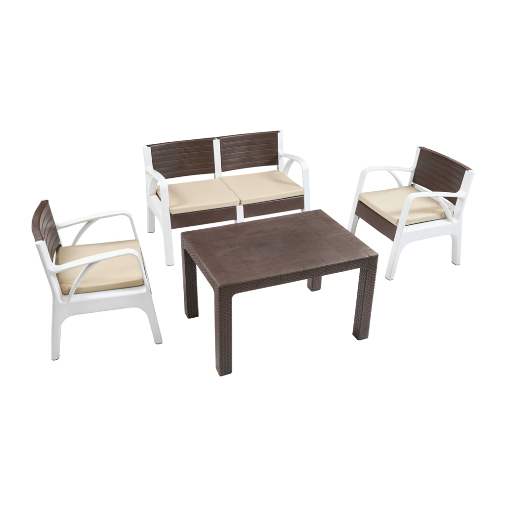 Madrid Double Plastic Seating Group