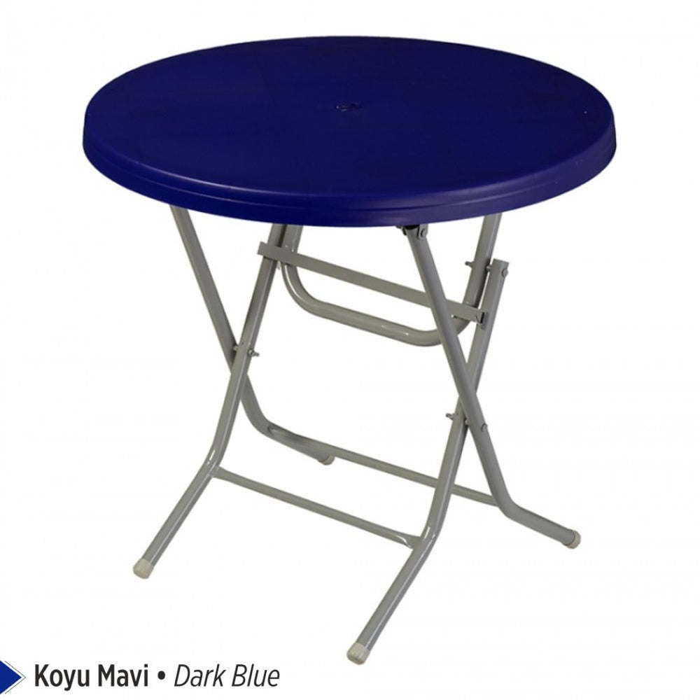 Venus Plastic Table Foldable with Metal Legs 80x80 cm Original