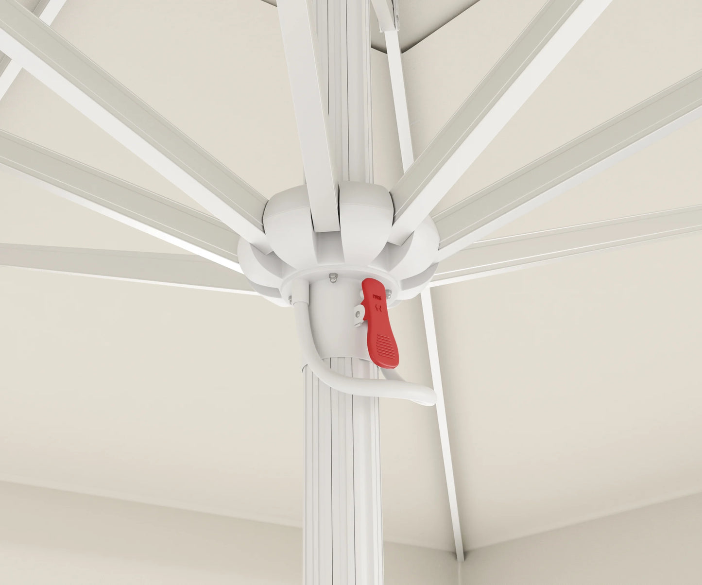 Manual Telescopic Umbrella 4x4 m