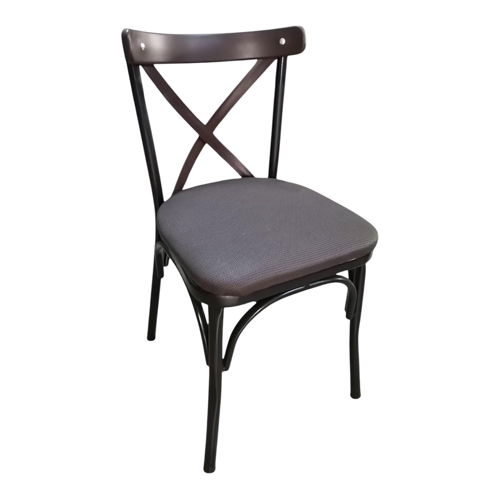 Mtl-152 Tonet Sandalye, Metal İskelet, Sırt Plastik, Oturak Döşemeli