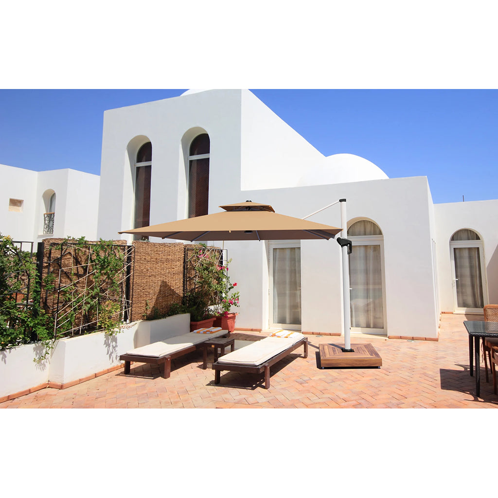 Mykonos Plus Alüminyum Gövdeli Yandan Direkli Şemsiye