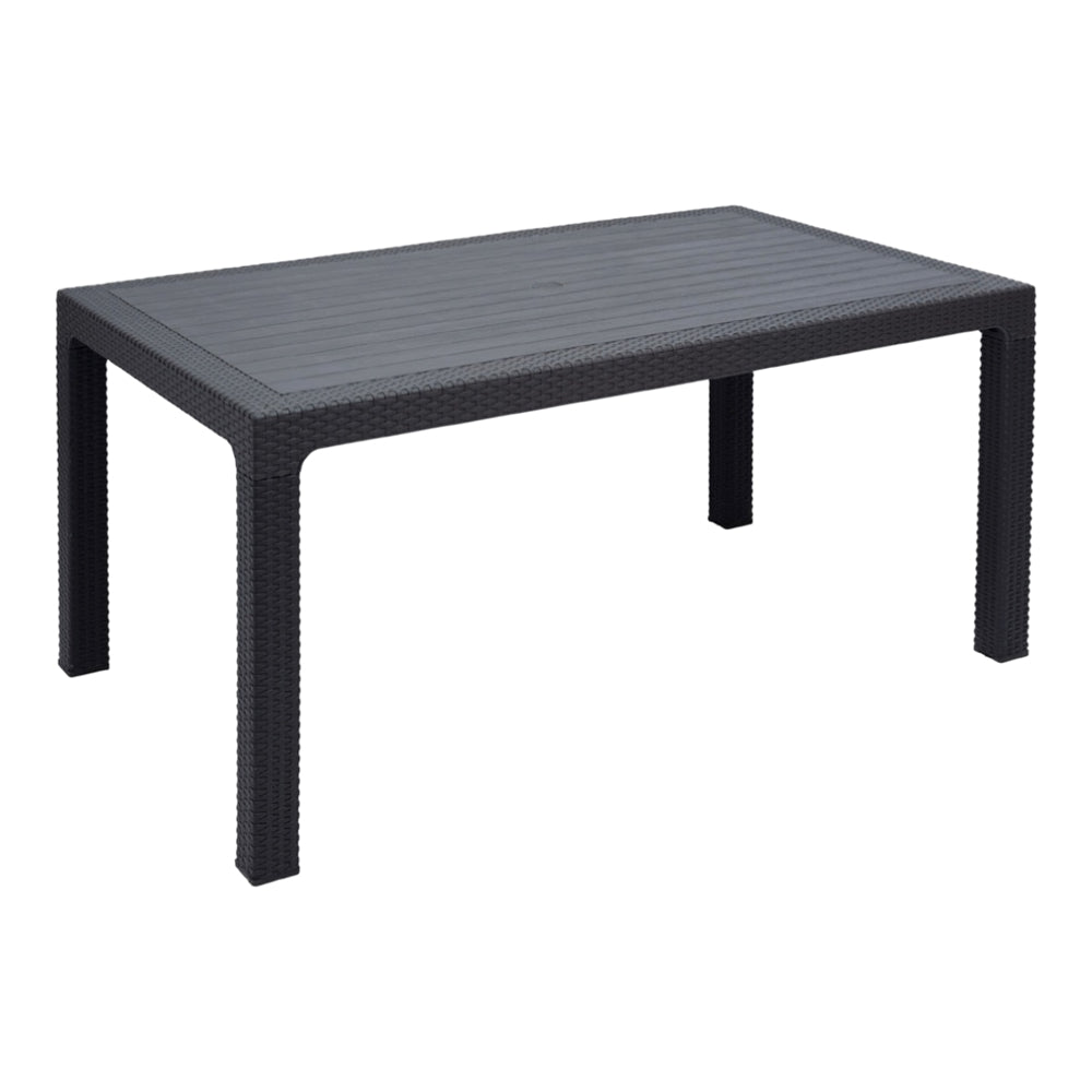 Rattan Masa Camsız 90x150 cm Eko | Fabrikadanal.net
