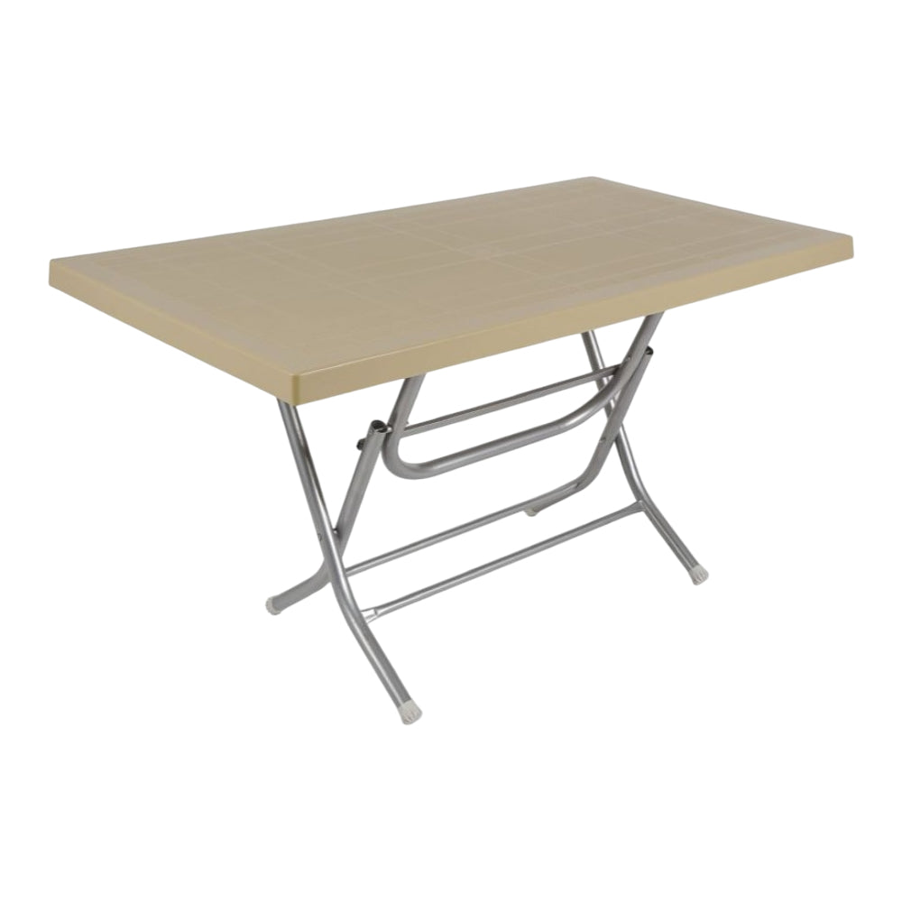 Ege Folding Metal Leg Table 70x120 cm Original White