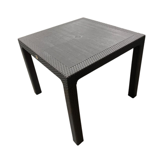 Rattan Masa Camsız 90x90 cm Eko | Fabrikadanal.net