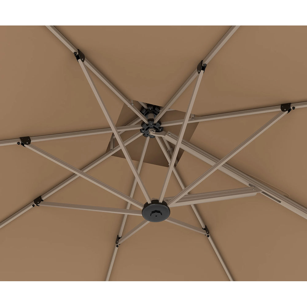 Mykonos Plus Aluminum Body Side Pole Umbrella