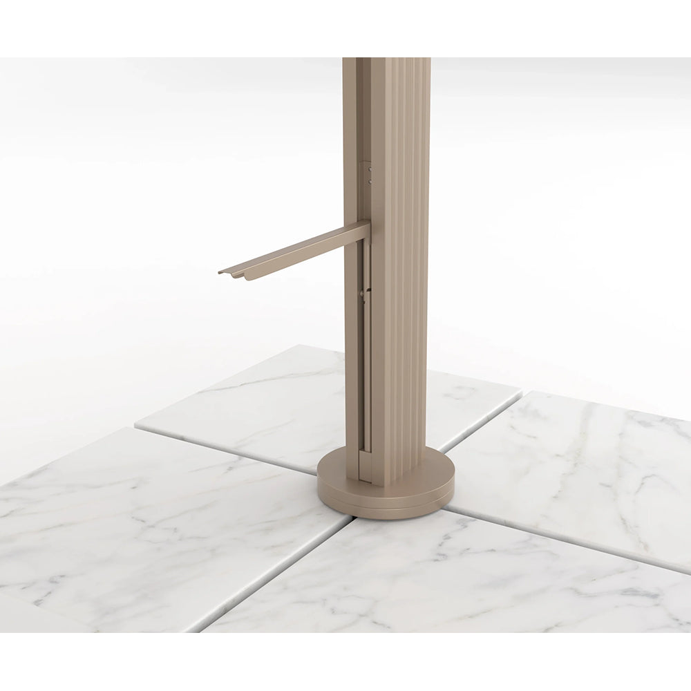 Mykonos Plus Aluminum Body Side Pole Umbrella