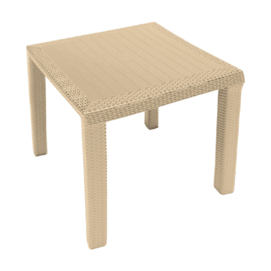 Efes Rattan Table Without Glass 80x80 cm Original