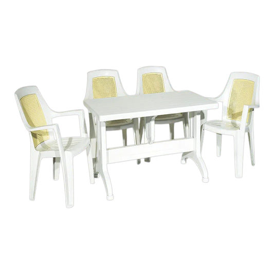 Ege Plastic Legged Table Set 70x120 cm