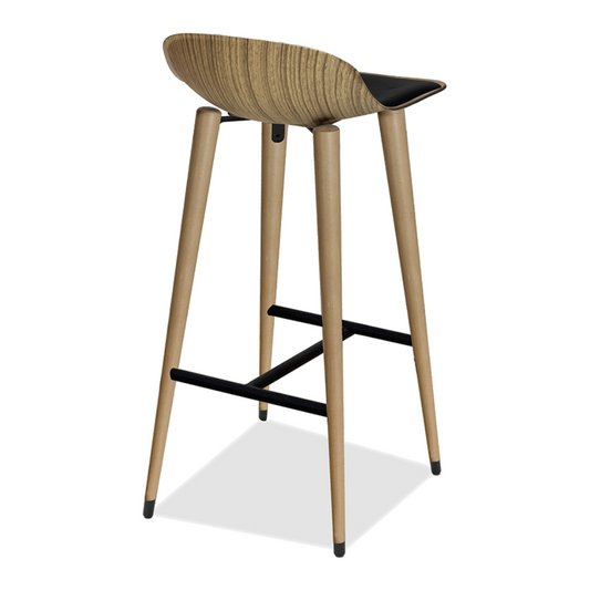 Ilgaz Bar Stool with Metal Chrome Parts