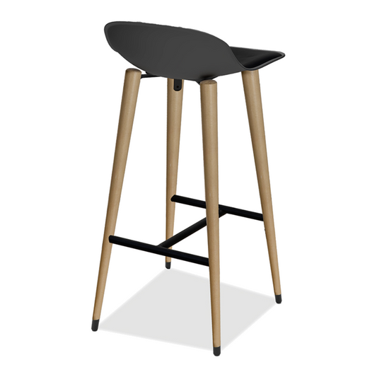 Ilgaz Bar Stool with Metal Chrome Parts