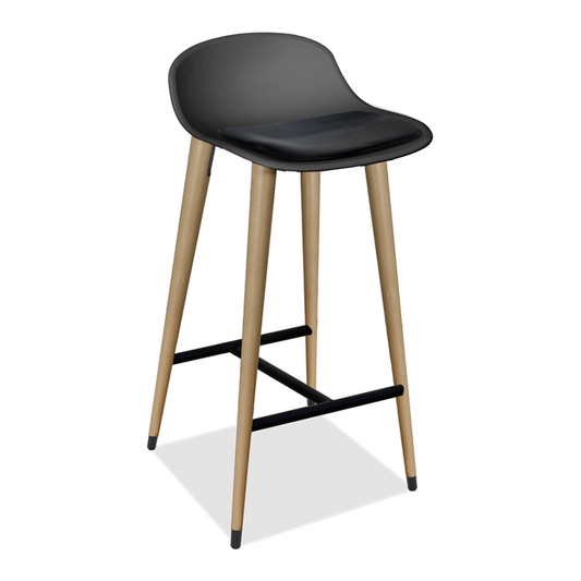 Ilgaz Bar Stool with Metal Chrome Parts