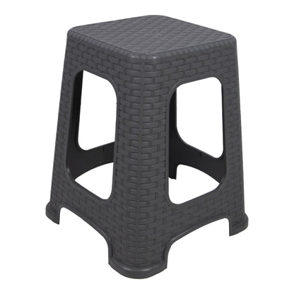 Karizma Rattan Tabure Eko - Dayanıklı Plastik Rattan Görünümlü Tabure | Fabrikadanal.net