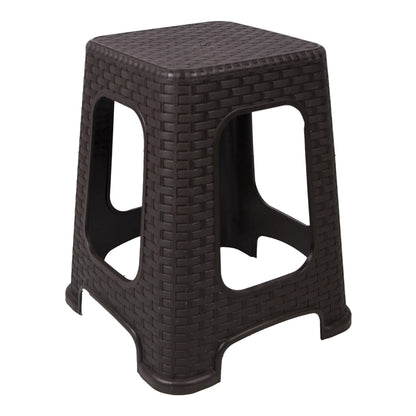 Karizma Rattan Tabure Eko - Dayanıklı Plastik Rattan Görünümlü Tabure | Fabrikadanal.net