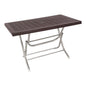 Köknar Katlanır Metal Ayaklı Masa 70x120 cm | Fabrikadanal.net