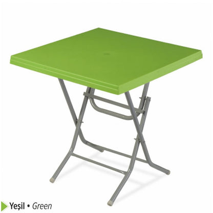 Ladin Masa Katlanır Metal Ayaklı 75x75 cm Orjinal | Fabrikadanal.net