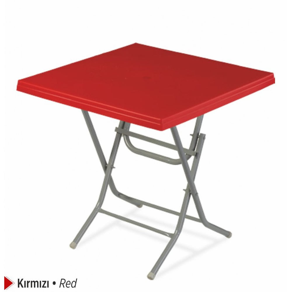Ladin Masa Katlanır Metal Ayaklı 75x75 cm Orjinal | Fabrikadanal.net