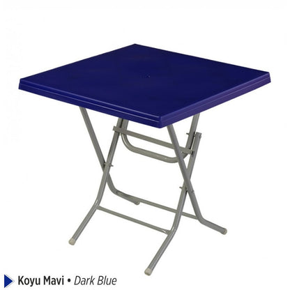 Ladin Masa Katlanır Metal Ayaklı 75x75 cm Orjinal | Fabrikadanal.net