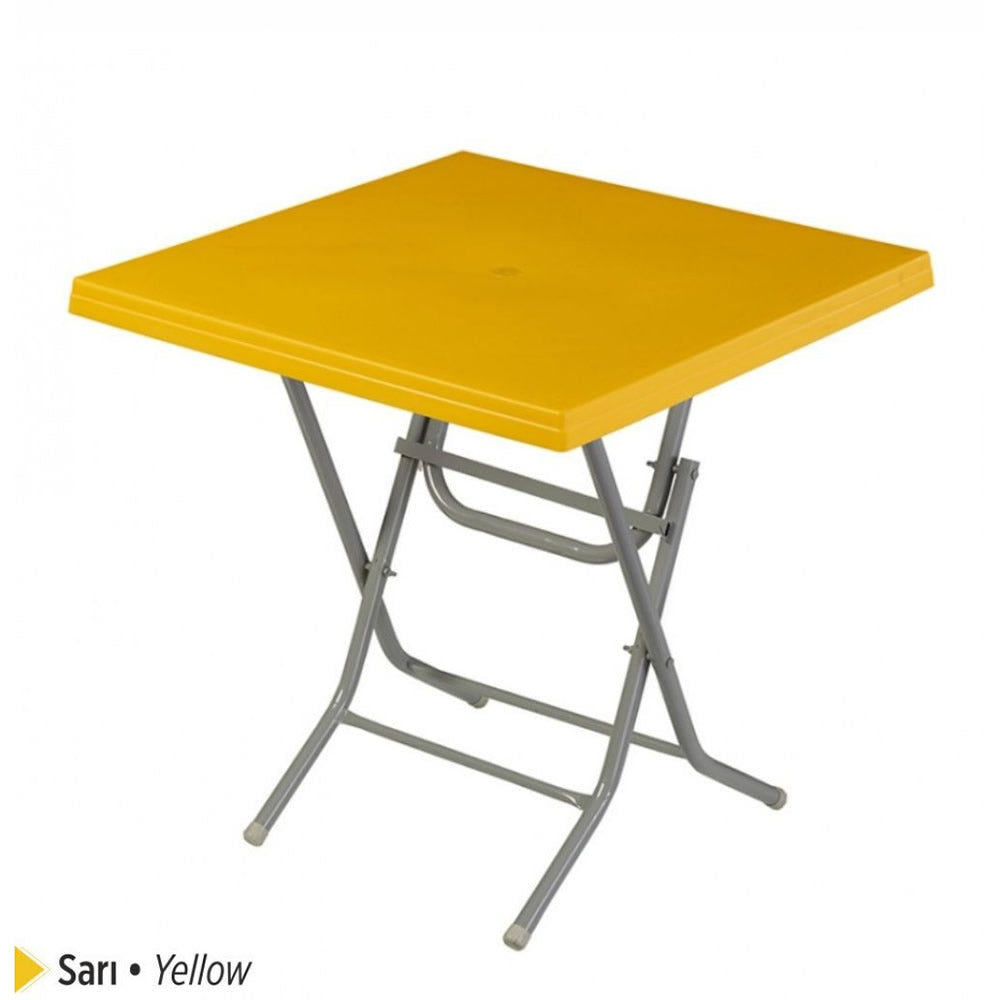Ladin Masa Katlanır Metal Ayaklı 75x75 cm Orjinal | Fabrikadanal.net
