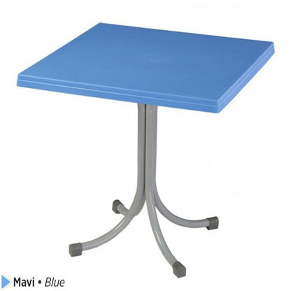 Ladin Masa Sabit Metal Ayaklı 75x75 cm Orjinal | Fabrikadanal.net