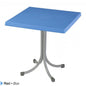 Ladin Masa Sabit Metal Ayaklı 75x75 cm Orjinal | Fabrikadanal.net