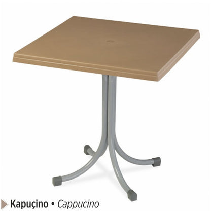 Ladin Masa Sabit Metal Ayaklı 75x75 cm Orjinal | Fabrikadanal.net