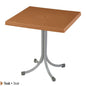 Ladin Masa Sabit Metal Ayaklı 75x75 cm Orjinal | Fabrikadanal.net