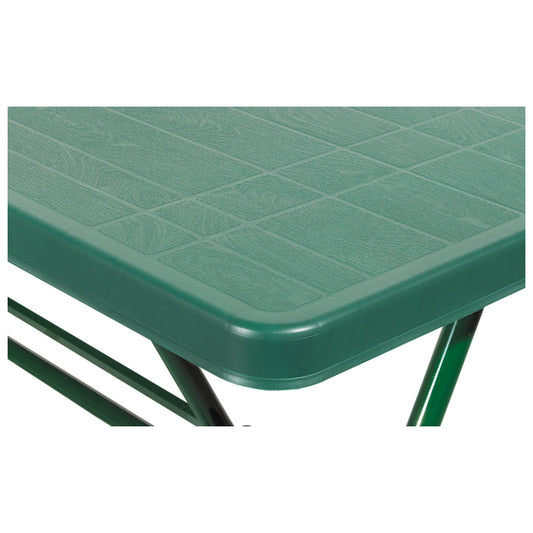 Lavender Folding Metal Leg Table 70x120 cm