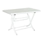Lavanta Katlanır Metal Ayaklı Masa 70x120 cm Orjinal Beyaz | Fabrikadanal.net