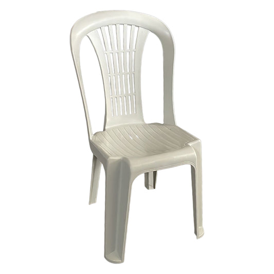 Lavender Plastic Chair Dirty White