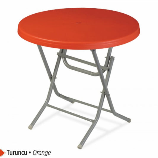 Venus Plastic Table Foldable with Metal Legs 80x80 cm Original