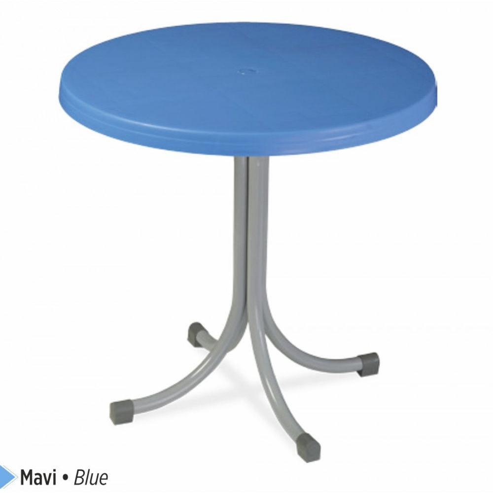 Manolya Masa Sabit Metal Ayaklı Q80 cm Orjinal | Fabrikadanal.net