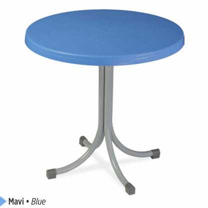 Manolya Masa Sabit Metal Ayaklı Q80 cm Orjinal | Fabrikadanal.net