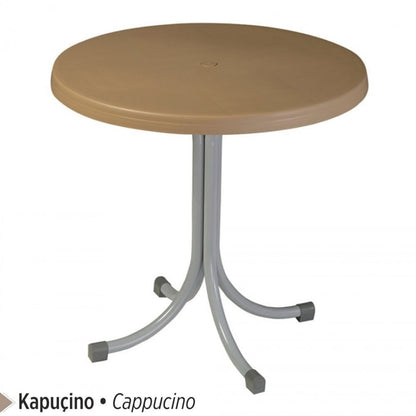 Manolya Masa Sabit Metal Ayaklı Q80 cm Orjinal | Fabrikadanal.net