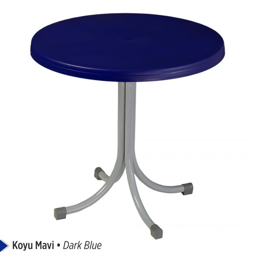 Manolya Masa Sabit Metal Ayaklı Q80 cm Orjinal | Fabrikadanal.net