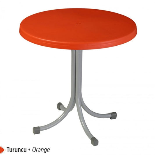 Venus Plastic Table Foldable with Metal Legs 80x80 cm Original