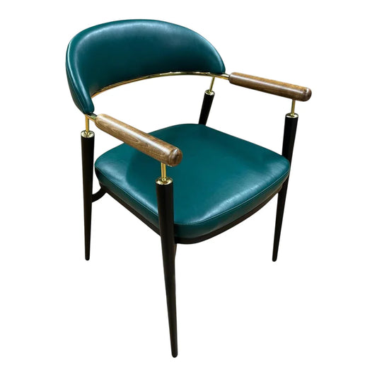 Mtl-0127 Metal Koltuk Döşemeli Siyah ve Altın Renk Kaplama | Fabrikadanal.net