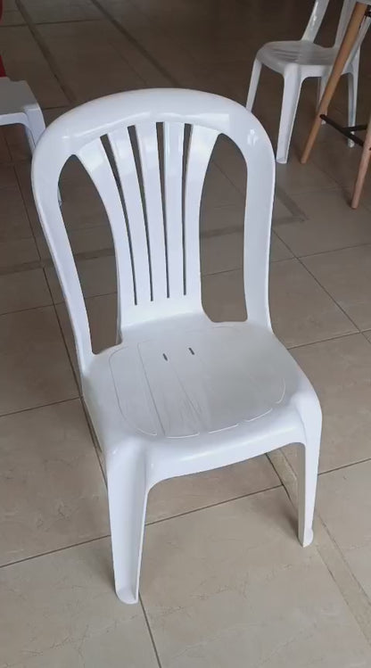 Bergama Esnek Sandalye Orijinal Beyaz | Esnek Yapılı Profesyonel Model – Fabrikadanal.net